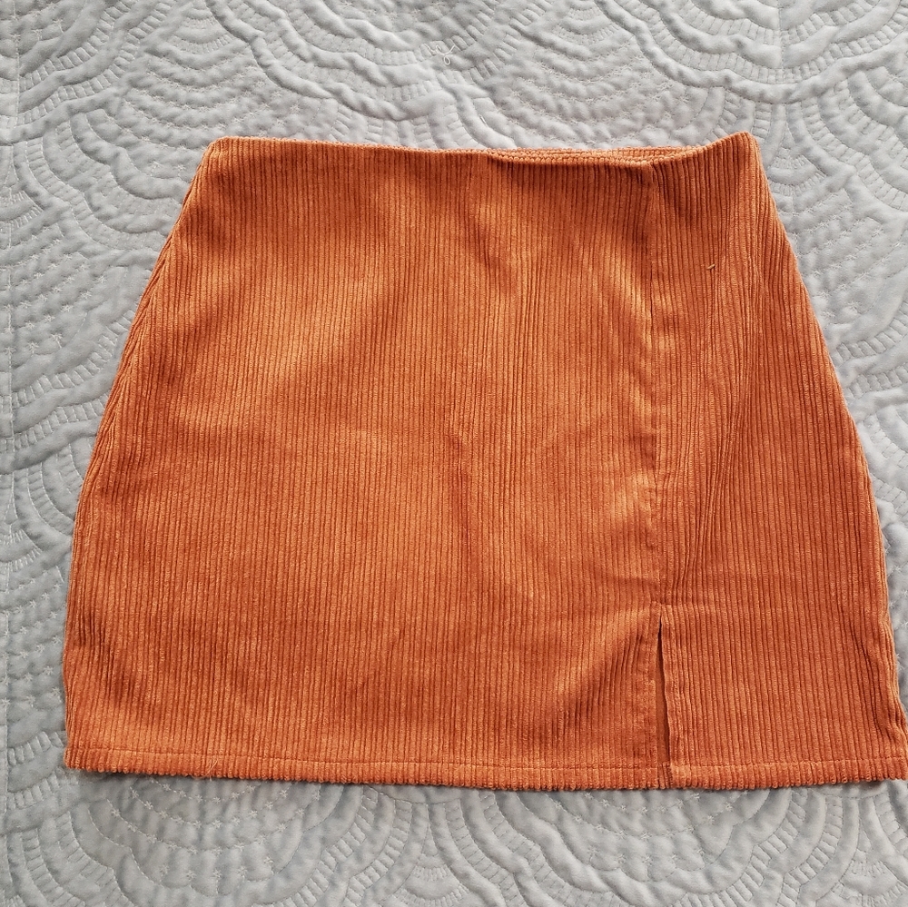 MINI CORD SKIRT